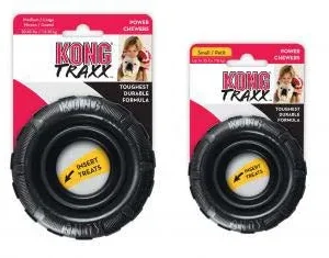 KONG Igračka za pse Traxx, kotač, Medium/Large, 11,43x11,43x3,81cm