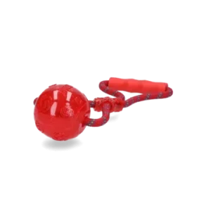KONG Squeezz lopta s ručkom – medium
