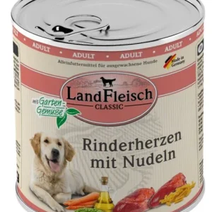 LANDFLEISCH CLASSIC s goveđim srcima i tjesteninom, 800g