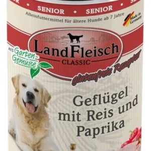 LANDFLEISCH CLASSIC SENIOR s peradi, rižom i paprikom, 400g