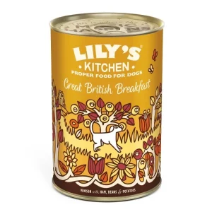 LILY'S KITCHEN Great British Breakfast, srnetina s grahom i jajima, 400g