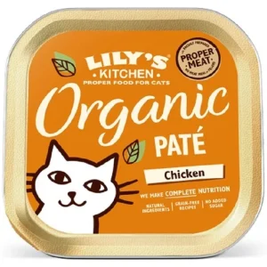 LILY'S KITCHEN Organic Pate Chicken, bez žitarica, 85g