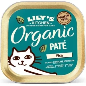 LILY'S KITCHEN Organic Pate Fish, bez žitarica, 85g