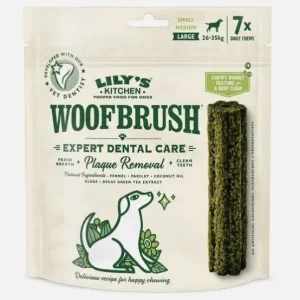 LILY'S KITCHEN Woofbrush Expert Dental Care/Dental Chew, L, multipack, 7x47g