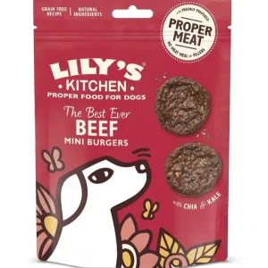 LILY's The Best Ever Beef Mini Burger, govedina s chia sjemenkama i keljom, 70g