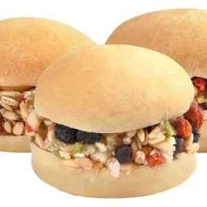 LOLO PETS Mix Mini Loloburger, poslastica za glodavce, 40g