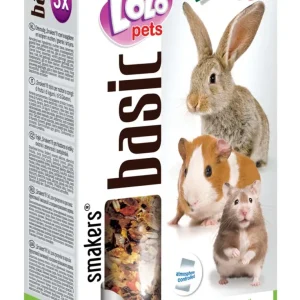 LOLO PETS Štapići za glodavce i kuniće, mix (voće, povrće, rogač), 3 kom/135 g