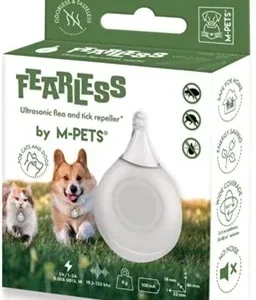 M-Pets ultrazvučni uređaj za odbijanje buha i krpelja, bijeli 3,3x1,4x4,6cm