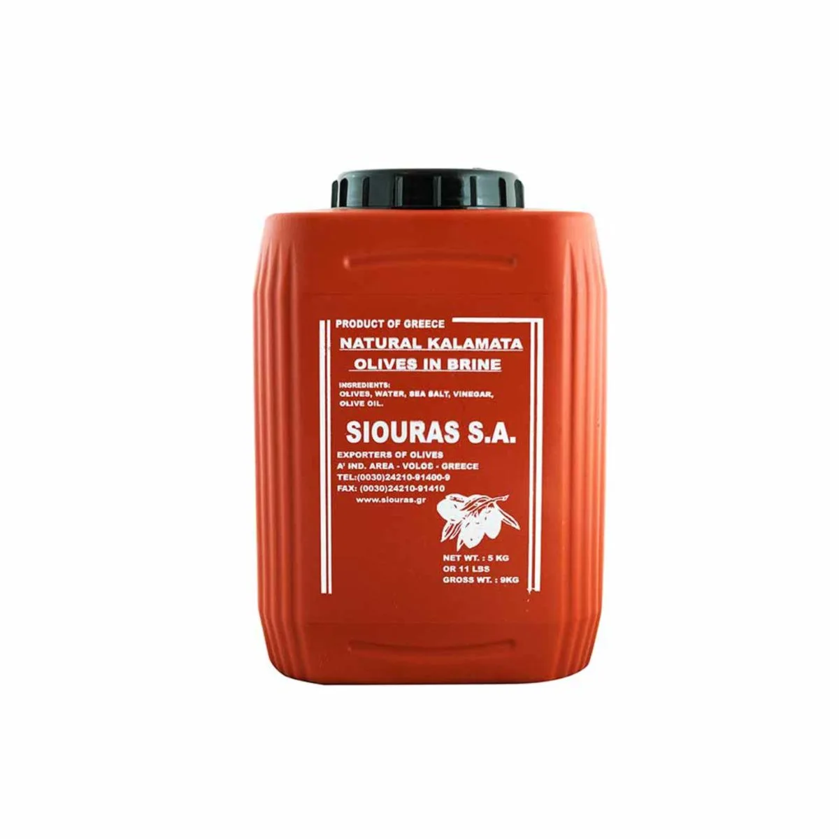 Masline crne grčke 9000ml