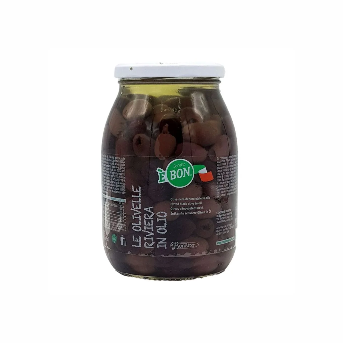 Masline leccino Riviera u ulju 950g