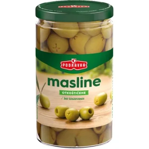 MASLINE ZELENE OTKOŠ. 650G-PODRAVKA