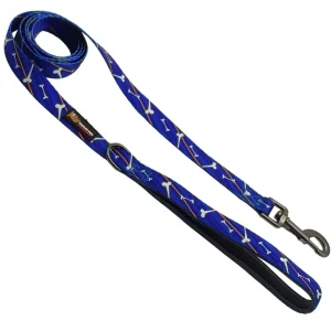 MATIS Vodilica za psa Matis Design Kost, 1,5cm/150cm, plava