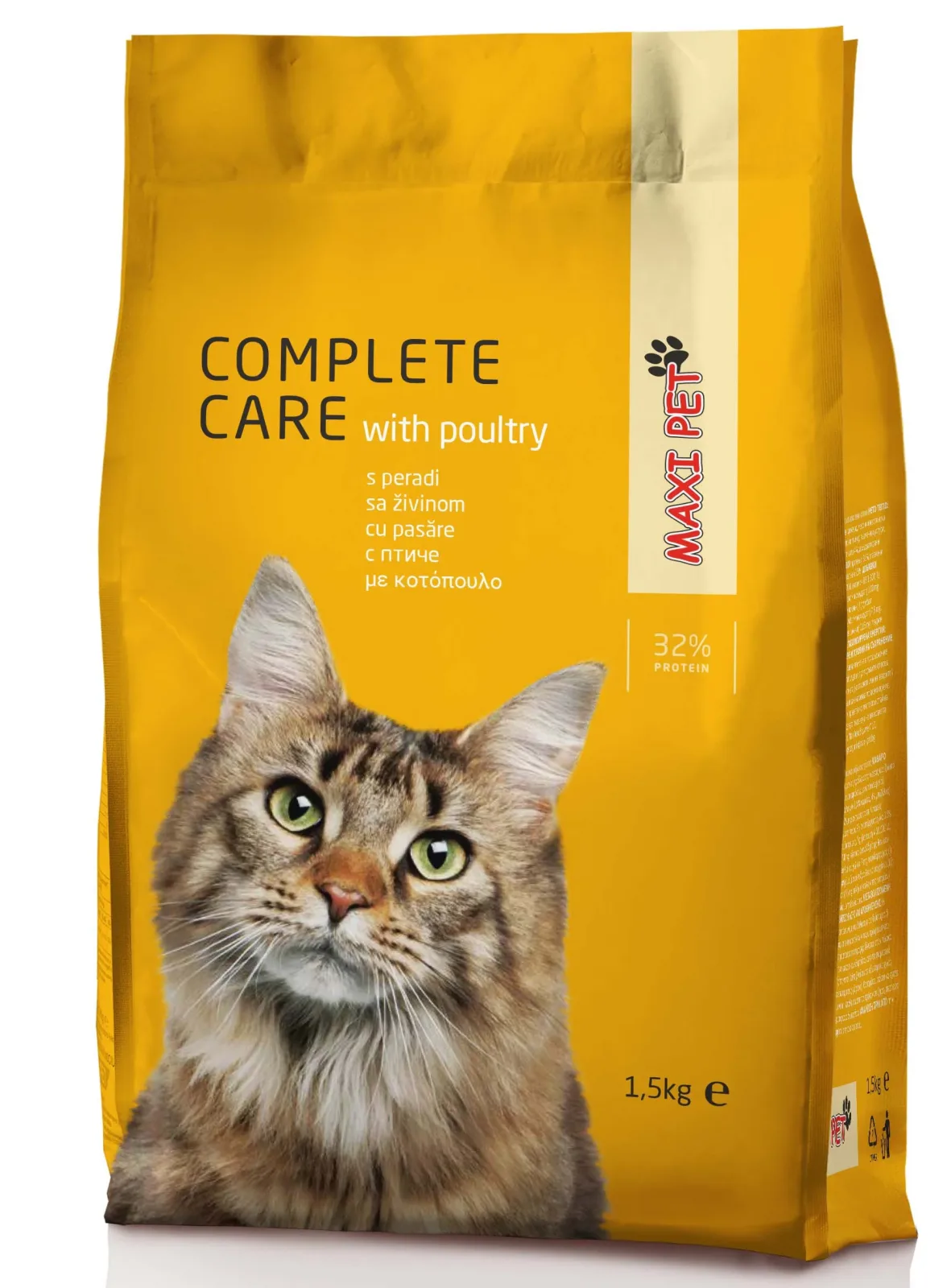 MAXI PET Complete Care s piletinom i povrćem, za mačke, 1,5kg