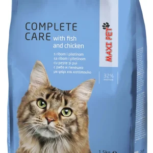 MAXI PET Complete Care s ribom i piletinom, za mačke, 1,5kg