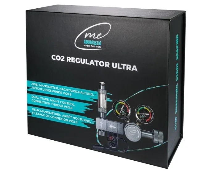 ME AQUARISTIC CO2 regulator Ultra, reduktor tlaka uključujući solenoidni ventil