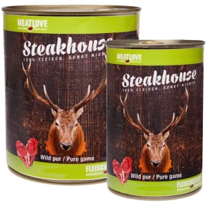 Meat love Steakhouse divljač konzerva, 400g