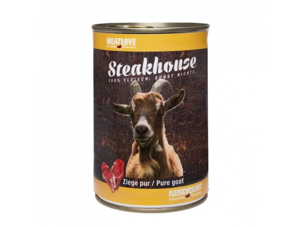 Meat love Steakhouse kozletina, konzerva, 400g