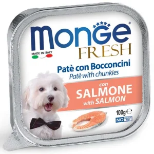 Monge Fresh Pate, komadići s lososom, 100 gr