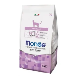 Monge natural superpremium hrana za sterilizirane mačke, piletina