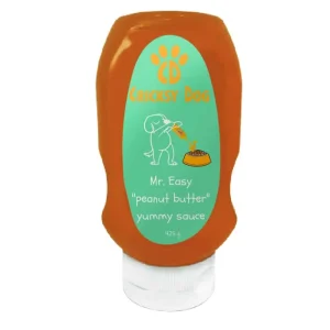 Mr. Easy yummy sauce od kikiriki maslaca – preljev za suhu hranu (premium formula bez pšeničnog glutena i piletine) – 425 g