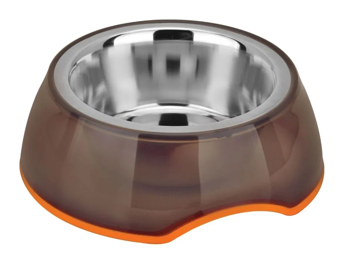 MR. PET Zdjelica Pellucid, prozirna, inox, protuklizna