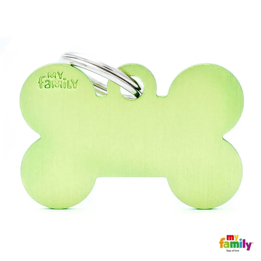 MYFAMILY Basic Pločica za graviranje Kost, aluminij, zelena - Image 2
