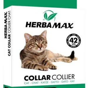 NATURAL BEST Herba Max ogrlica za mačke protiv buha i krpelja 42cm