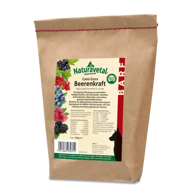 Naturavetal Canis Extra Snaga Bobica, 140g