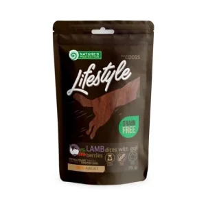 Nature's Protection Life Style kockice janjetine s goji bobicama 75g | Poslastice | Petline
