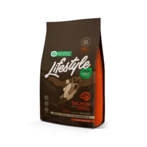 Nature's Protection Life Style losos i ulje od račića za odrasle pse malih i mini pasmina 1.5kg | Hrana za pse | Petline