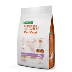 Nature's Protection Superior Care Junior s lososom za crvenu dlaku malih pasmina 1.5kg | Petline