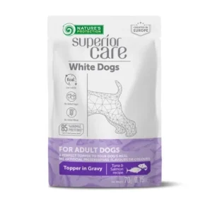 Nature's Protection Superior Care tuna i losos za odrasle pse bijele dlake 70g | Hrana za pse | Petline