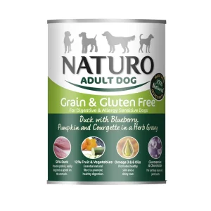 Naturo grain&gluten free konzerva patka, 390g