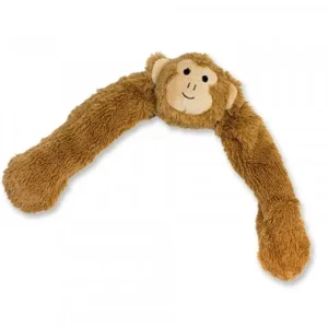 NOBBY Igračka za pse Majmun, plišana, s konopom, zvučna, 55cm