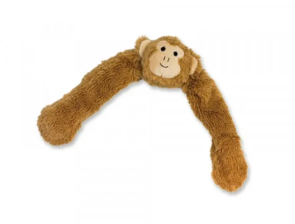 NOBBY Igračka za pse Majmun, plišana, s konopom, zvučna, 55cm