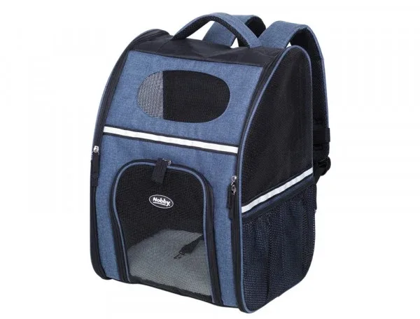 NOBBY Ruksak za kućne ljubimce Rana, plavi, do 6kg, 32x25x42cm