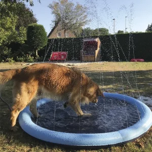 NOBBY Splash, prostirka, plava, promjer 150cm
