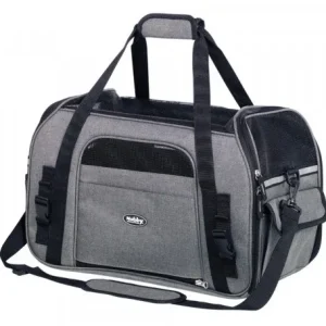 NOBBY Torba za kućne ljubimce Lujan, siva, do 8kg, L, 48x25x33cm