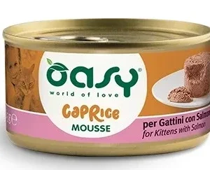 OASY Caprice KITTEN Mousse, s lososom, 85g