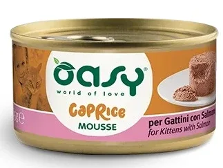 OASY Caprice KITTEN Mousse, s lososom, 85g