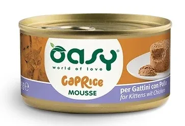 OASY Caprice KITTEN Mousse, s piletinom, 85g