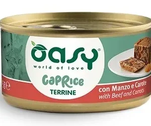 OASY Caprice Terina, pašteta u štruci s govedinom i mrkvom, 85g