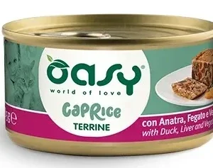 OASY Caprice Terina, pašteta u štruci s pačetinom, jetricom i povrćem, 85g