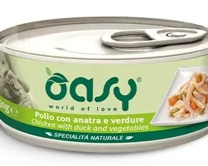 OASY Konzerva za pse, piletina s pačetinom i povrćem, 150g