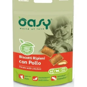 OASY Snack Cat hrskava punjena poslastica sa okusom piletine 60 g
