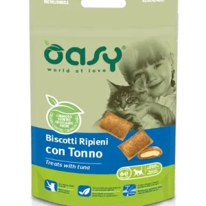 OASY Snack Cat hrskava punjena poslastica sa okusom tune 60 g