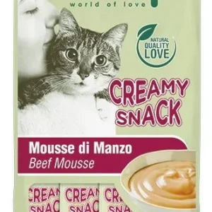 OASY Snack Cat, kremasta poslastica sa okusom govedine 4X15g