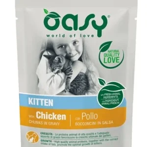 OASY Vrećica KITTEN, komadići s piletinom u umaku, 85g
