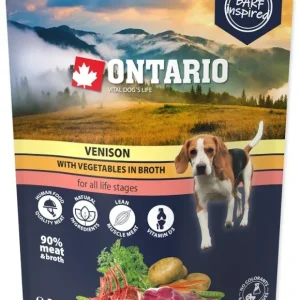 ONTARIO Dog, vrećica, mišićno meso divljači s povrćem, u temeljcu, 300g
