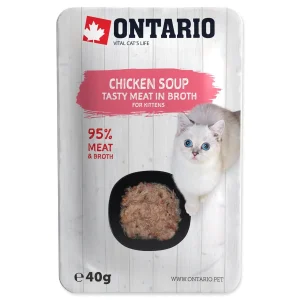 ONTARIO KITTEN Pileća juha s povrćem, 40g